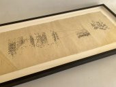 Asemic Sound Mappings Sergisi Asemik Resmi 31x66 cm 002 - 2