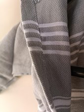 Kapüşonlu Çocuk Peştamal Bornoz 1-5 Yaş Gri - 13