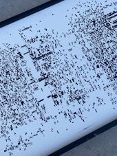Asemic Sound Mappings Sergisi Asemik Resmi 62x244 cm 009 - 4