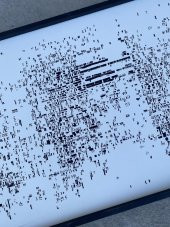 Asemic Sound Mappings Sergisi Asemik Resmi 62x244 cm 009 - 5