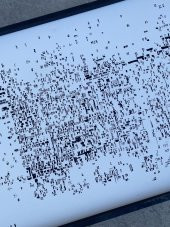 Asemic Sound Mappings Sergisi Asemik Resmi 62x244 cm 009 - 6