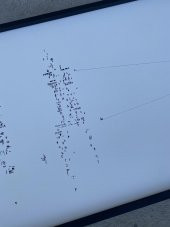 Asemic Sound Mappings Sergisi Asemik Resmi 62x244 cm 010 - 4