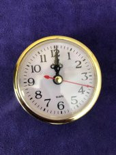 Geçme Saat 8cm Sarı Altın - Plastik Kasa Gömme Saat - 3