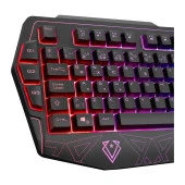 Everest Formula Combo Usb 3 Makro Tuşlu RGB Aydınlatmalı Q Gaming Oyuncu Klavye Mouse Seti thumbnail 3