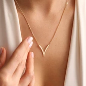 14 Ayar Altın Kolye Özel Tasarım thumbnail 3