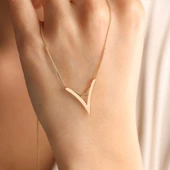 14 Ayar Altın Kolye Özel Tasarım thumbnail 4