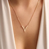 14 Ayar Altın Kolye Özel Tasarım thumbnail 2