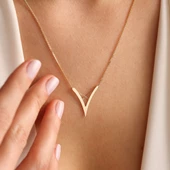 14 Ayar Altın Kolye Özel Tasarım thumbnail 1