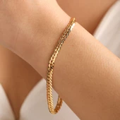 14 Ayar Altın Gurmet Set Kolye & Bileklik thumbnail 4