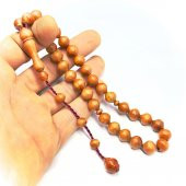 Kızıl Ağacı Malzeme Sistemli 10-10mm Küre Model Tesbih thumbnail 1