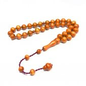 Kızıl Ağacı Malzeme Sistemli 10-10mm Küre Model Tesbih thumbnail 3