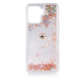 Oppo Reno 5 Lite Kılıf Sulu Simli Akışkan Silikon - 2