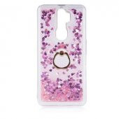 Oppo A5 2020 Kılıf Sulu Simli Akışkan Silikon - 3