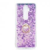 Oppo Reno 2Z Kılıf Sulu Simli Akışkan Silikon - 1