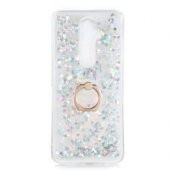 Oppo Reno 2Z Kılıf Sulu Simli Akışkan Silikon - 6