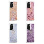 Xiaomi Redmi Note 11 Kılıf Sulu Simli Akışkan Silikon - 2