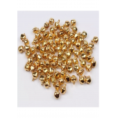 TİNEKE 50 Adet 12mm Gold Renk Kulplu Zil,çan,çıngırak,metal Amigurumi Zili,takı Aksesuar Yapımı - 1