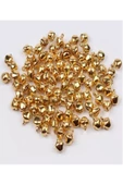 100 Adet 12mm Gold Renk Kulplu Zil,çan,çıngırak,metal Amigurumi Zili,takı Aksesuar Yapımı - 1