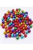 50 Adet 12mm Karışık Renk Kulplu Zil,çan,çıngırak,metal Amigurumi Zili,takı Aksesuar Yapımı - 1