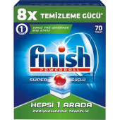 Finish Hepsi Bir Arada 70'li Bulaşık Makinesi Tableti - 1