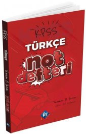 KPSS Türkçe Konu Anlatımlı Not Defteri KR Akademi - 1