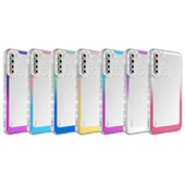 Zore Xiaomi ile uyumlu Redmi Note 8 Kılıf Simli ve Renk Geçiş Tasarımlı Lens Korumalı Park Kapak - 2