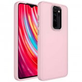 Xiaomi Redmi Note 8 Pro Kılıf Metal Çerçeve ve Buton Tasarımlı Silikon Luna Kapak - 1