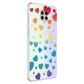 Zore Xiaomi ile uyumlu Redmi Note 9 Pro 5G Kılıf M-Blue Desenli Kapak - 5
