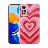 Xiaomi Redmi Note 11 Pro 5G Kılıf Simli Desenli Kamera Korumalı Parlak Popy Kapak - 1