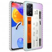 Xiaomi Redmi Note 11 Pro 5G Kılıf Airbag Kenarlı Renkli Desenli Silikon Elegans Kapak - 1