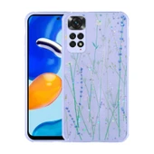Zore Xiaomi ile uyumlu Redmi Note 11 Global Kılıf Simli Desenli Kamera Korumalı Parlak Popy Kapak - 5
