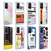 Zore Xiaomi ile uyumlu Redmi Note 11 Global Kılıf Airbag Kenarlı Renkli Desenli Silikon Elegans Kapak - 2