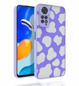Zore Xiaomi ile uyumlu Redmi Note 11 Global Kılıf Desenli Kamera Korumalı Parlak Nora Kapak - 8