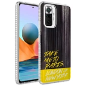 Zore Xiaomi ile uyumlu Redmi Note 10 Pro Kılıf Airbag Kenarlı Renkli Desenli Silikon Elegans Kapak - 8