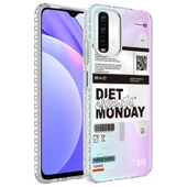 Zore Xiaomi ile uyumlu Redmi Note 10 Kılıf Airbag Kenarlı Renkli Desenli Silikon Elegans Kapak - 4