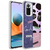 Xiaomi Redmi Note 10 Pro Kılıf Airbag Kenarlı Renkli Desenli Silikon Elegans Kapak - 2