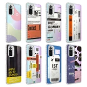 Zore Xiaomi ile uyumlu Redmi Note 10 Pro Kılıf Airbag Kenarlı Renkli Desenli Silikon Elegans Kapak - 2