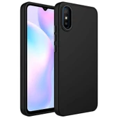 Zore Xiaomi ile uyumlu Redmi 9A Kılıf Metal Çerçeve ve Buton Tasarımlı Silikon Luna Kapak - 4
