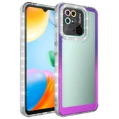 Zore Xiaomi ile uyumlu Redmi 10C Kılıf Simli ve Renk Geçiş Tasarımlı Lens Korumalı Park Kapak thumbnail 4