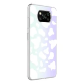 Zore Xiaomi ile uyumlu Poco X3 Kılıf M-Blue Desenli Kapak - 4