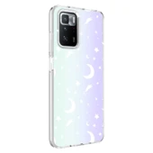 Zore Xiaomi ile uyumlu Redmi 10 Kılıf M-Blue Desenli Kapak - 6