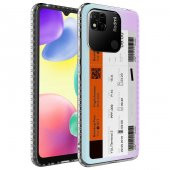 Xiaomi Redmi 10C Kılıf Airbag Kenarlı Renkli Desenli Silikon Elegans Kapak - 1