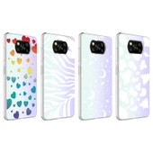 Zore Xiaomi ile uyumlu Poco X3 Kılıf M-Blue Desenli Kapak - 2