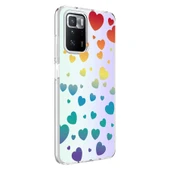 Zore Xiaomi ile uyumlu Redmi 10 Kılıf M-Blue Desenli Kapak - 5