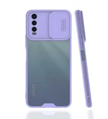 Zore Vivo ile uyumlu Y20S Kılıf Lensi Kapak - 5