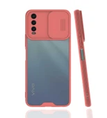 Zore Vivo ile uyumlu Y20S Kılıf Lensi Kapak - 10