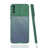 Zore Vivo ile uyumlu Y20S Kılıf Lensi Kapak - 4