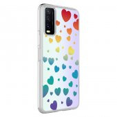Vivo Y11S Kılıf M-Blue Desenli Kapak - 2