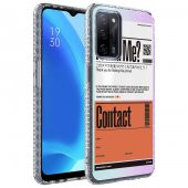 Oppo A54 4G Kılıf Airbag Kenarlı Renkli Desenli Silikon Elegans Kapak - 2
