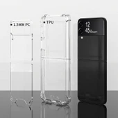 Zore Galaxy ile uyumlu Z Flip 3 Kılıf Nitro Anti Shock Silikon - 5